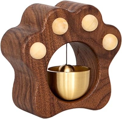 Houten Deurbel - Winkelbel Windspel - Decoratieve Aankleding - Duidelijk Geluid - 8 x 7.5 x 3.5 cm - Niet gespecificeerd