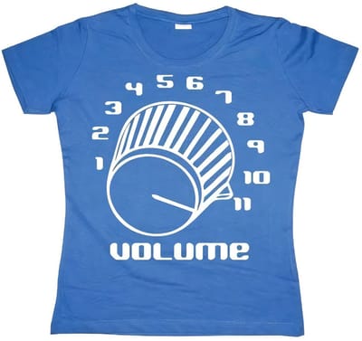 Hybris Dames T-shirt met volumeknop, Girly-model SH-5-13087-H2-8