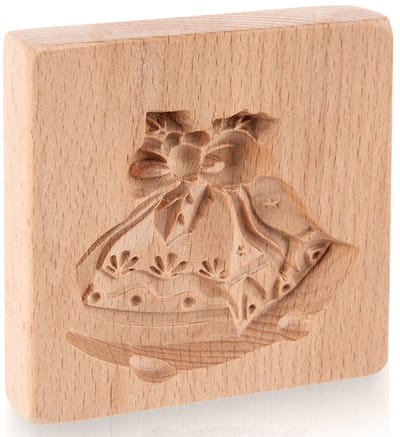 Koekjesvorm Houten Bellen 10x10 cm - Vorm - Bakvorm - Uitsteekvorm voor Koekjes Bakken