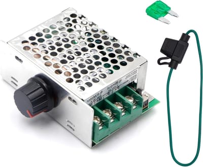 DC Motor Controller - Toerentalregelaar - Motorregeling - Loopstop-remfunctie - 8.64x5.84x3.56cm - Zilver