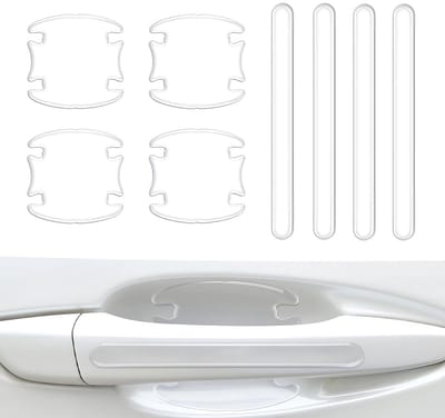 Dailygoods- Autodeurbescherming - Transparante Krasbestendige Stickers - Zelfklevende Afdekkingen - Anti-Botsingsstrips - Lakbeschermhoezen - Hoogwaardig PVC Materiaal - Lakbescherming