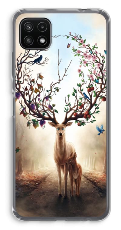 Case Company® - Hoesje geschikt voor Samsung Galaxy A22 5G hoesje - Seasons Change - Soft Cover Telefoonhoesje - Bescherming aan alle Kanten en Schermrand