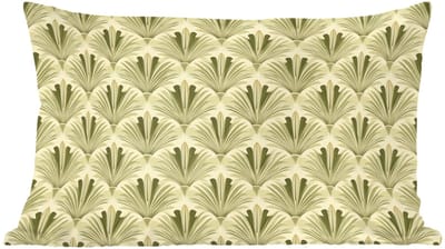 Sierkussens - Kussentjes Woonkamer - 60x40 cm - Klassiek - Waaier - Groen