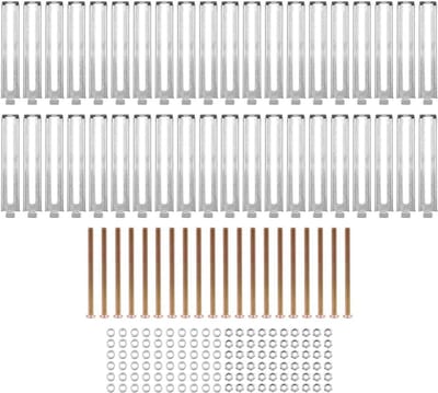 Plafondplaat Houder - Ophangplaat - Lampen Ophangen - Geaard Met Schroeven - 10 Stuks - Metaal
