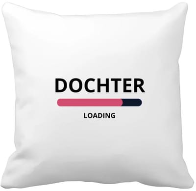 Akyol - dochter loading Kussen hoes - Dochter - ochtendkoffie laden - verjaardagscadeau - verjaardag - cadeau - cadeautje voor dochter - dochter artikelen - kado - geschenk - gift - 40 bij 40 cm