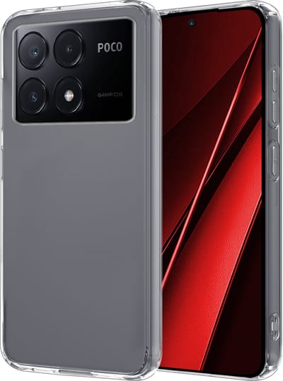Hoesje - Geschikt voor Xiaomi Poco X6 Pro 5G - Sterk & Shockproof - Hoes Cover - Siliconen Case - Transparant