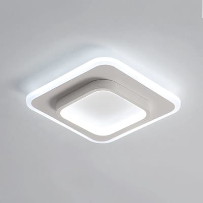 Moderne LED plafondlamp, 24W acryl mode vierkante plafondlamp, diameter 24cm