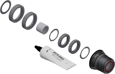 DT SWISS Ratchet LN Upgrades van DT Swiss naven met pal systemen naar Ratchet Systemen - Hybride SRAM XD MTB stalen body