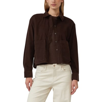 s.Oliver  Blouses Brown-dark Maat: 44 | Longsleeves Outlet | Dames | Bruin