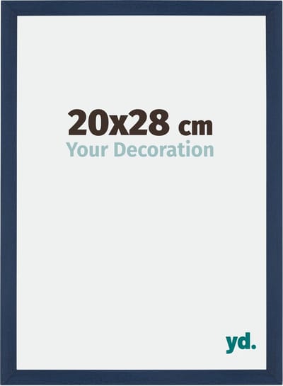 Your Decoration - Fotolijst 20x28 cm - MDF - Donkerblauw Geveegd - Mura