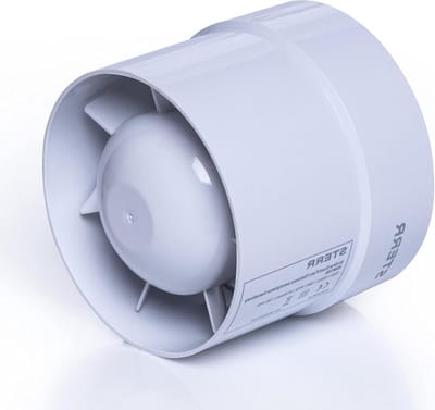 Inline Kanaalventilator 100 mm - Kleine afzuigkap voor keuken, kas, tent en garage