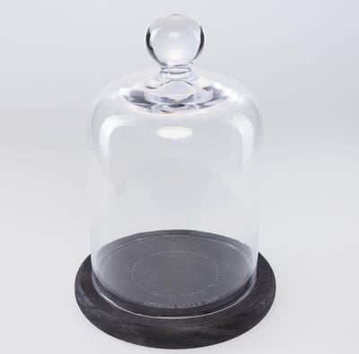 Cereria Mollà 1899 Glazen Stolp voor geurkaars 230g decoratie kaars mooi cadeau in combinatie met geurkaars
