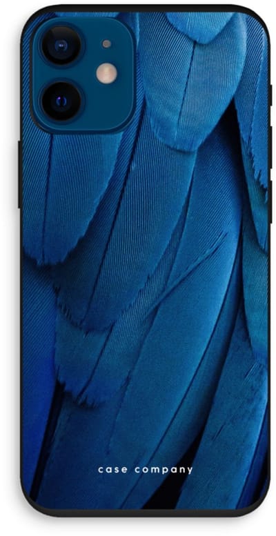 Case Company® - Hoesje geschikt voor iPhone 12 mini hoesje - Pauw - Biologisch Afbreekbaar Telefoonhoesje - Bescherming alle Kanten en Schermrand
