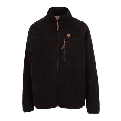 Trespass Dames/Dames Quake Leren Biezen Fleece Jas (Zwart)