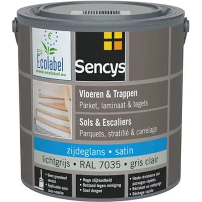 Sencys Hout- En Tegelvloerverf Ral7035 Satijn 2,5l