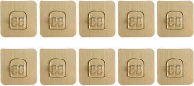 Hernieuwbare, Waterdichte Wandhaken voor Badkamer en Keuken - 10 Stuks Zware Zelfklevende Haken zonder Sporen