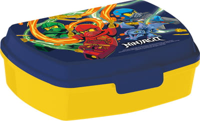 LEGO Ninjago Lunchbox – Compacte broodtrommel voor kinderen vanaf 4 jaar – Luchtdicht – BPA-vrij – Donkerblauw