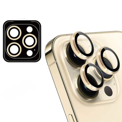 imoshion Camera Lens Protector - Geschikt geschikt voor Apple iPhone 14 Pro/ geschikt voor Apple iPhone 14 Pro Max - 2 Pack - Goud