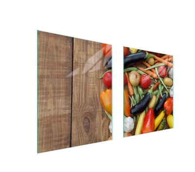TMK ArtDeko - Serie Snijplank - 85x52cm - Warme Kleuren - Beschermende Plaat