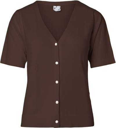 Pieces gebreid vest PCNORA V-HALS