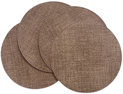 Cronim Onderzetters set-van-4 Rond roze 10x10cm