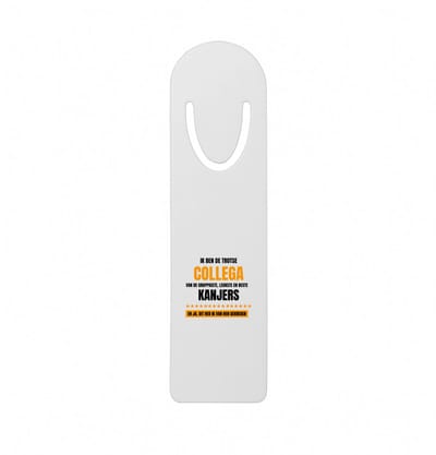 Hacebo® - Trotse collega metalen boekenlegger - Collega - een collega - werk - afscheidscadeau - verjaardagscadeau - kado Bladwijzer boekenleggers - 12.7 cm x 3.2cm