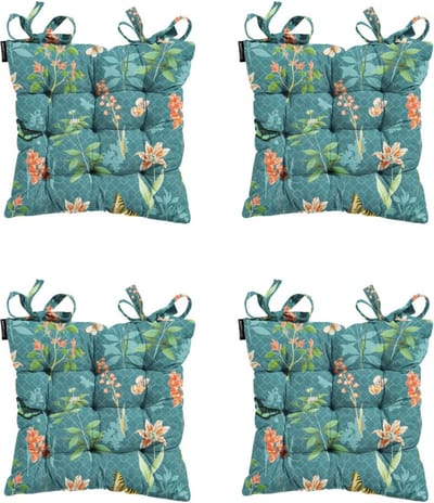 Madison - Zitkussen - Universeel - 4st - 46 x 46cm - Clea Blue - Blauw