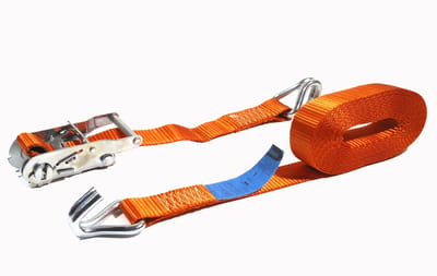 Little Jumbo Spanband J-haak met ratel 35mm x 6m oranje - 1835306000