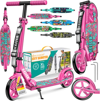 KESSER® Stuntstep - Kinderstep - Step voor Kinderen en Volwassenen tot 100kg en 185cm lang