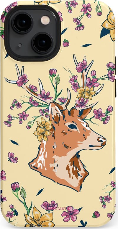 Casetastic Hoesje Geschikt voor Apple iPhone 13 Mini Magsafe - Stijlvolle Beschermende Duo-layer Case - Woudwonder