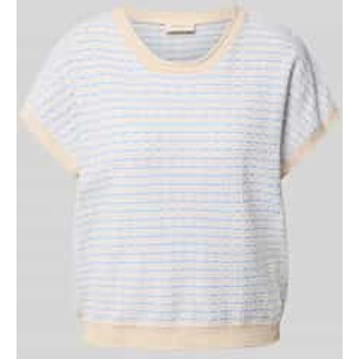 Gebreid shirt met ronde hals, model 'DODO'