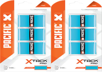 Pacific X Tack Pro Overgrip Duo Pack Blauw Uitvoering : Duo Pack Lichtblauw