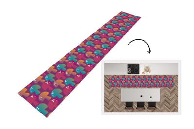Keukenloper - Loper keuken - Mushroom - Patronen - Regenboog - 300x50 cm - Keukenloper vinyl