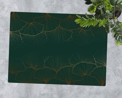 Coloray Vloerbeschermer - Elegant patroon Bureaustoel Vloerbeschermer - 120x90 cm - Groente Vloerbeschermer Groot - Vloerbeschermer Bureaustoel Tapijt - PVC Vloerbeschermer - Rechthoekige Mat - Abstracties Thema