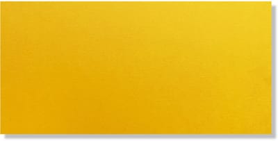 Cards & Crafts 100 x Hobbykarton Zonnebloem Geel - Vierkante Kaarten - Hobbypapier - Cardstock 27x13,5cm - Knutselpapier 250g/m²