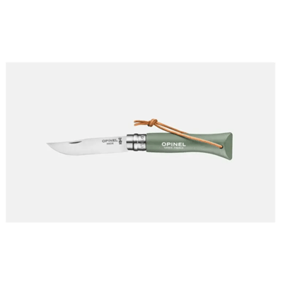 Opinel Zakmes N°06 met Koord (Maat - N°06, Kleur - Sage)