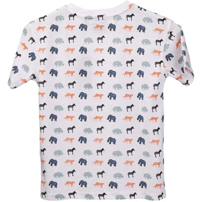 Trespass Kinder/Kids Safary T-shirt met all-over print (Wit)
