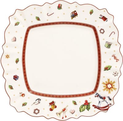 Villeroy & Boch Dinerbord Toy's Delight - Wit - 28 x 28 cm