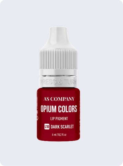 ASCompany Pigment – L10 Dark Scarlet 6 ml – Lip Pigment