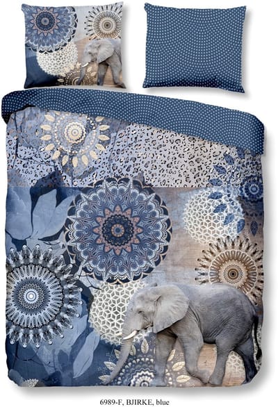 Flanellen Dekbedovertrek - 200x220cm - Tweepersoons - Inclusief Kussenslopen - 100% Zacht Katoen Flanel - Ice Blauw