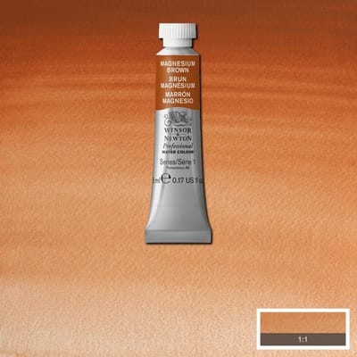 Watercolor paint W&N 5ml – 381 Magnesium Brown