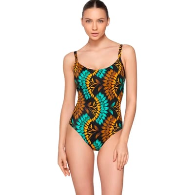 Dames zwempak uit 1 stuk Luna Emerald