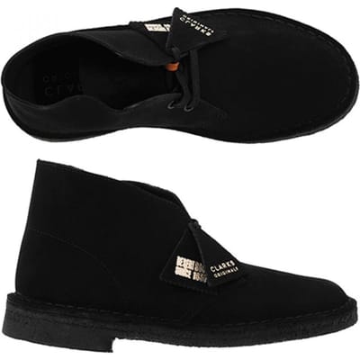 Clarks - Desert Boot suede black