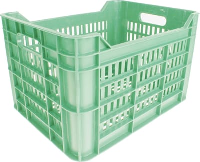 AMIGO Fietskrat 30 Liter - 100% Gerecycled Kunststof - Mintgroen