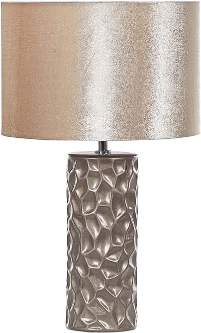 SANKURU - Tafellamp - Beige - Keramiek
