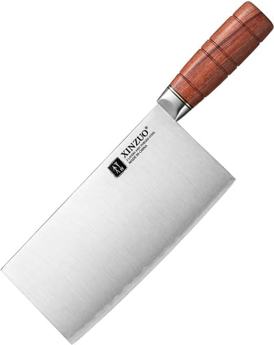 Chinese Cleaver van XinZuo - Extreem scherp - Composietstaal (3-laags) met harde kern (59 HRC) - Lemmet van 19 cm - X07 Fu Series