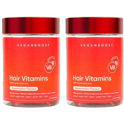 2x Veganboost Hairvitamin Watermelon
