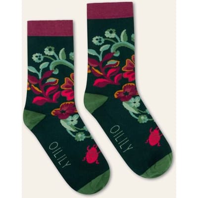 Oilily Asockies Sokken- maat35-38 Deep Teal