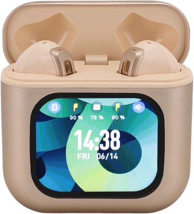 Draadloze Oordopjes Bluetooth 5.3 met Kleurendisplay, 30 Uur Muziek, MP3 Speler en Noise Cancelling