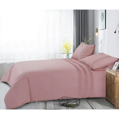 Dreamhouse Dekbedovertrek Bali Roze - Eenpersoons 140 x 200/220 cm + 1 kussensloop
